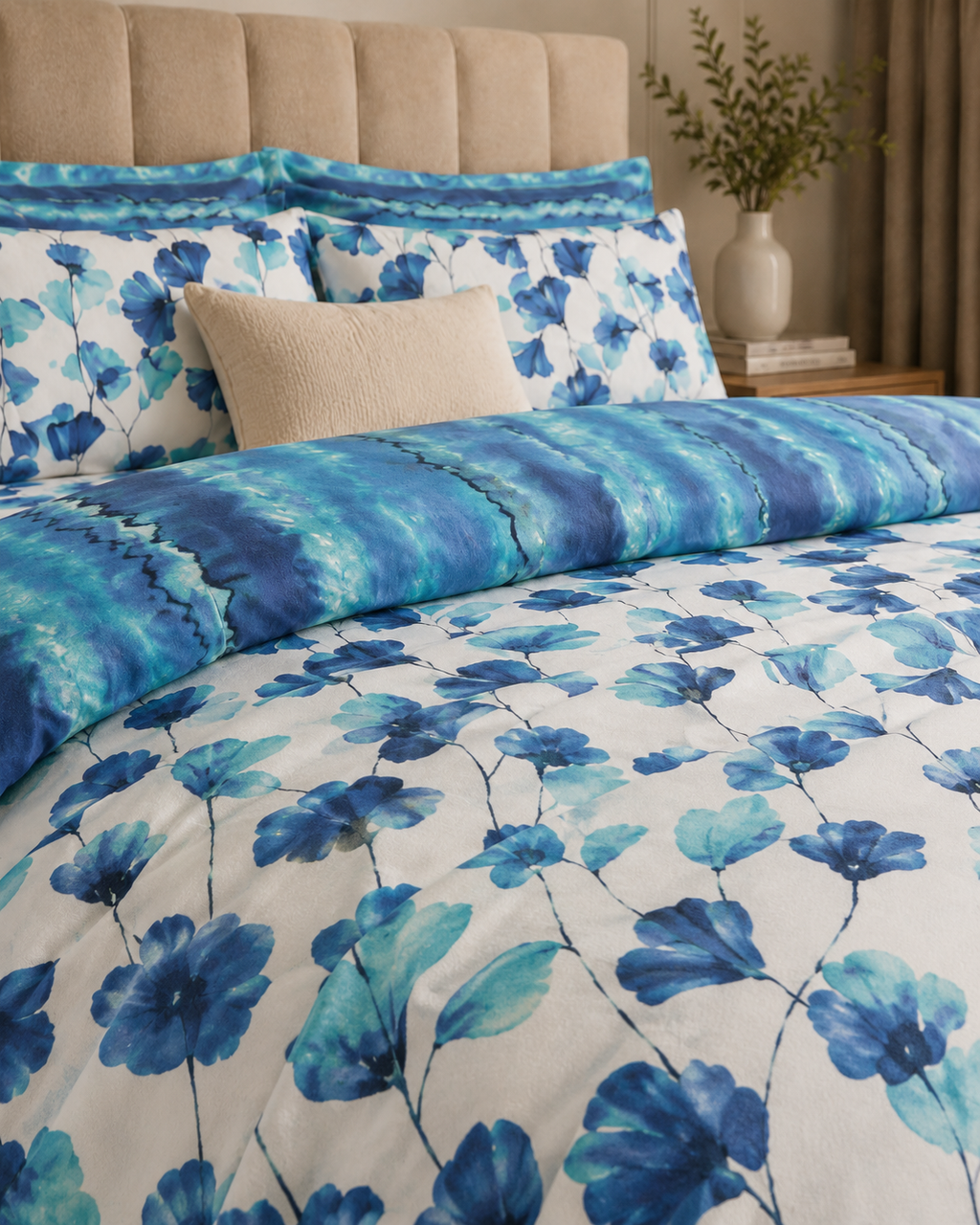 Aqua Bloom Waves