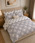 Comforter & Duvet Cover - Ivory Royal Damask