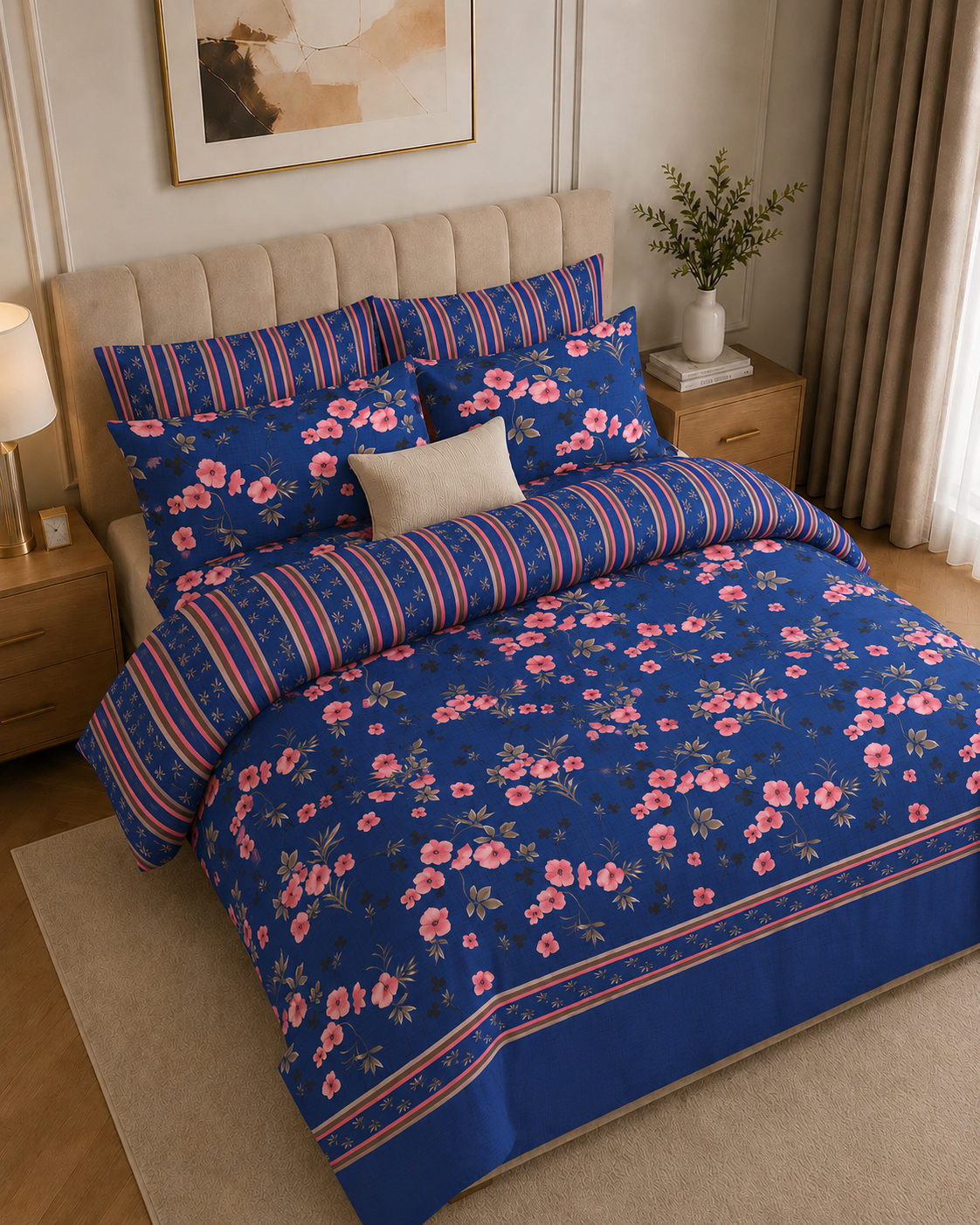 Blue Garden Stripes