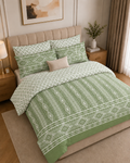 Comforter & Duvet Cover - Olive Tribal Weave