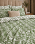 Olive Tribal Weave