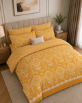 Comforter & Duvet Cover - Golden Tribal Glow