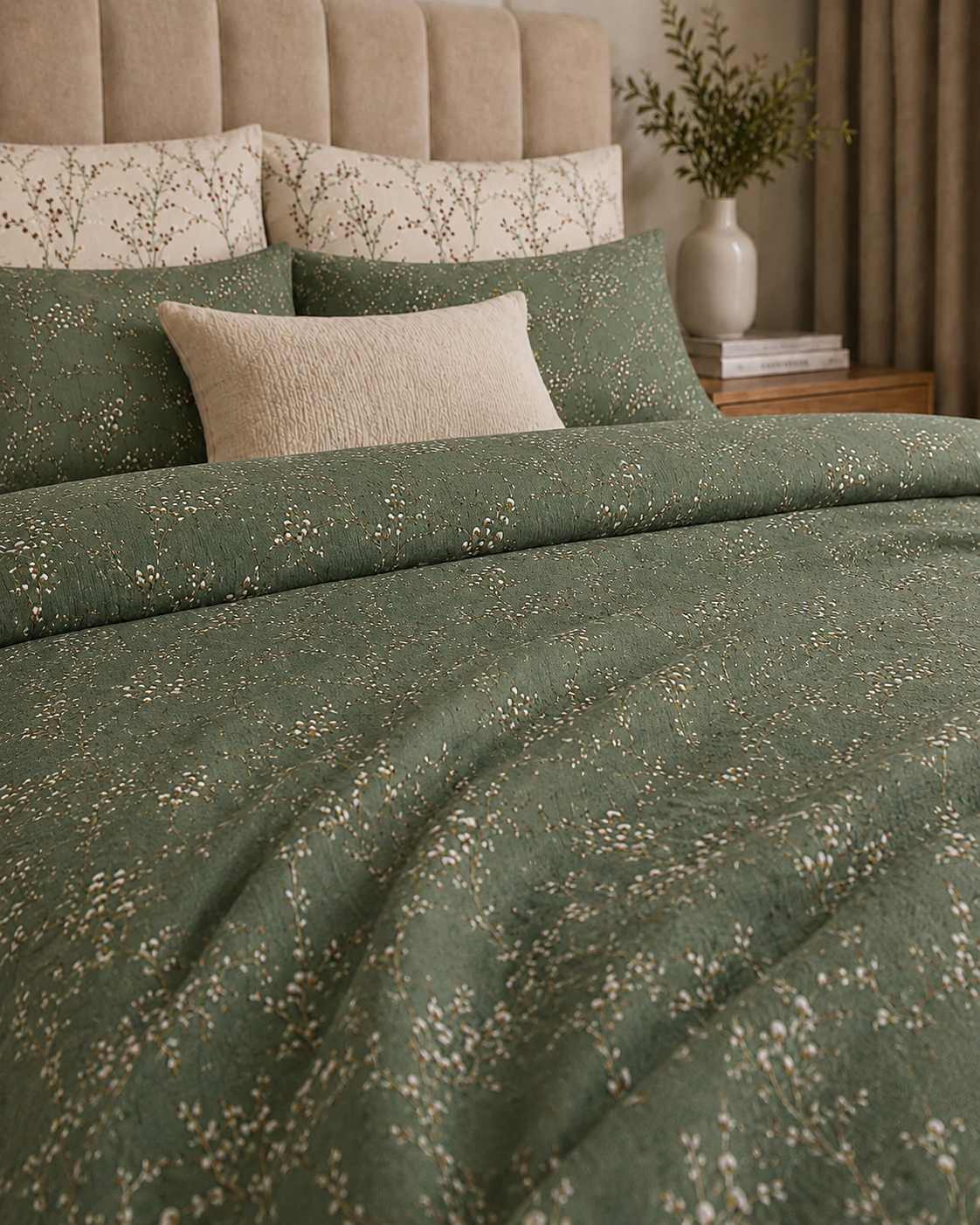 Comforter & Duvet Cover - Sage Botanical
