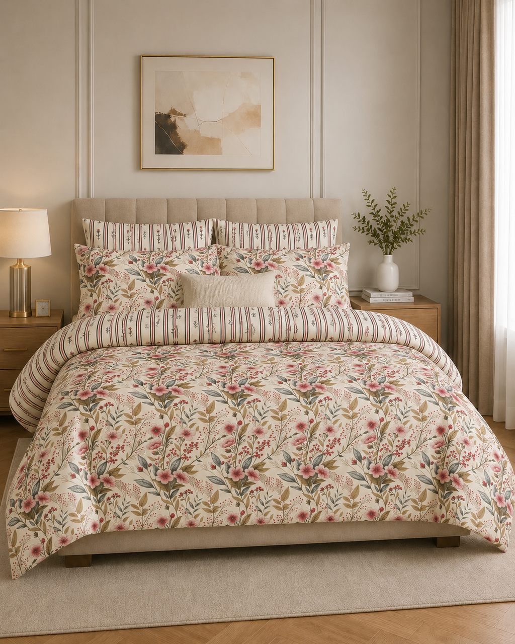 Floral Stripe Bloom