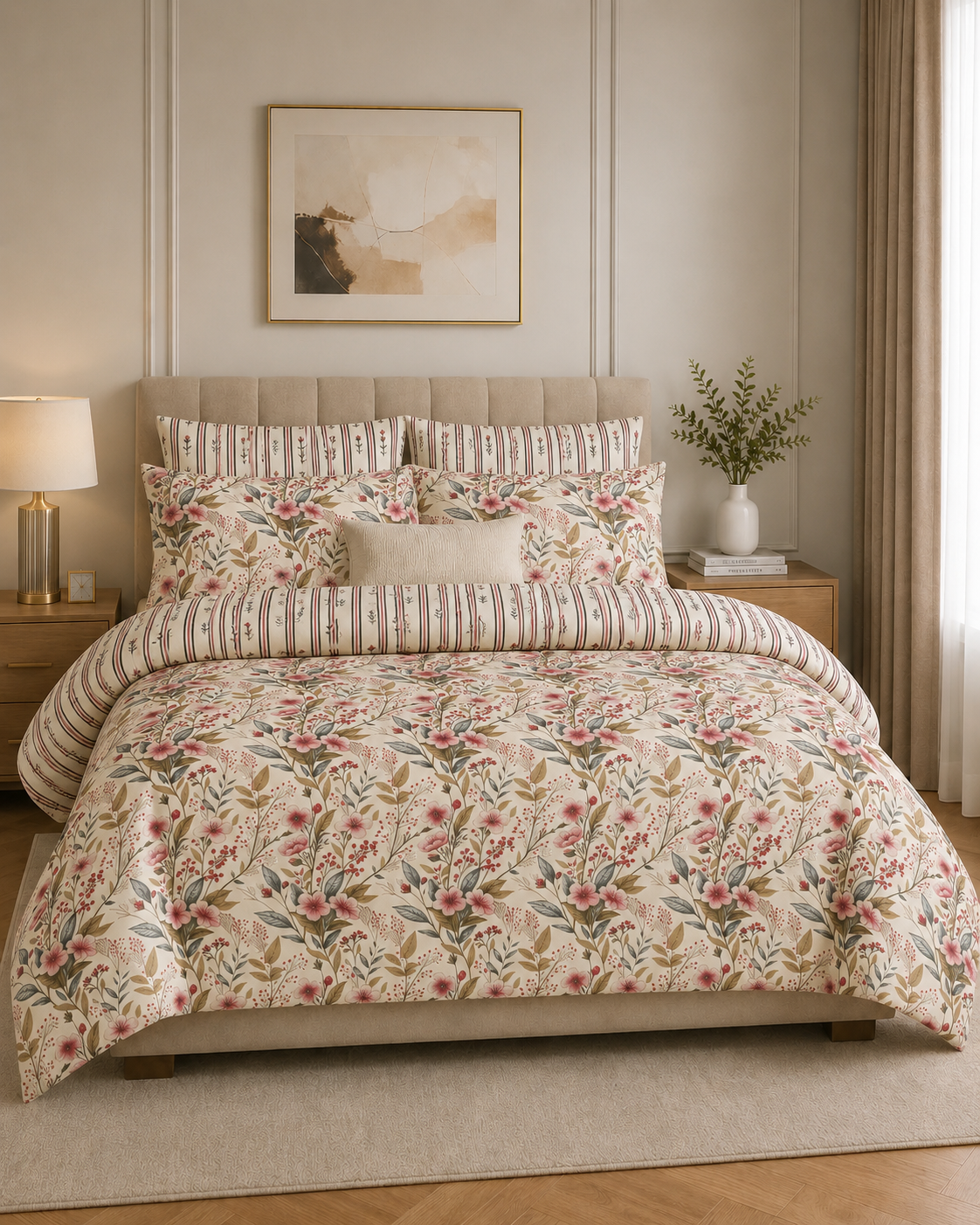 Floral Stripe Bloom