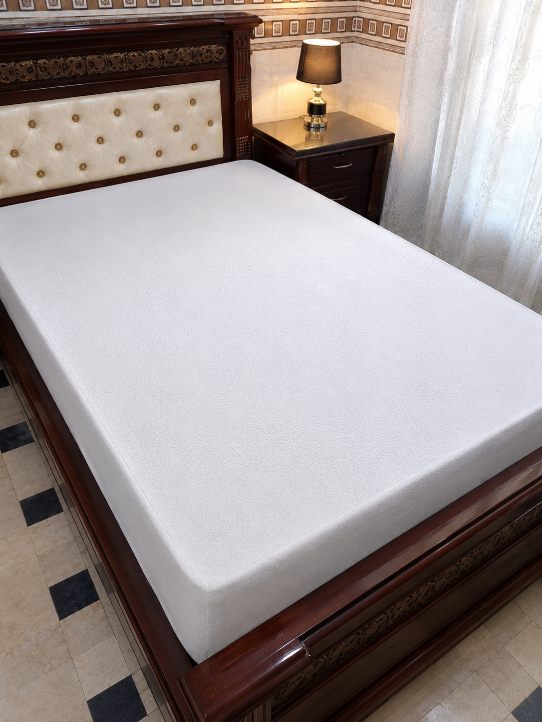 Waterproof Mattress Protector Cover - Terry Cotton